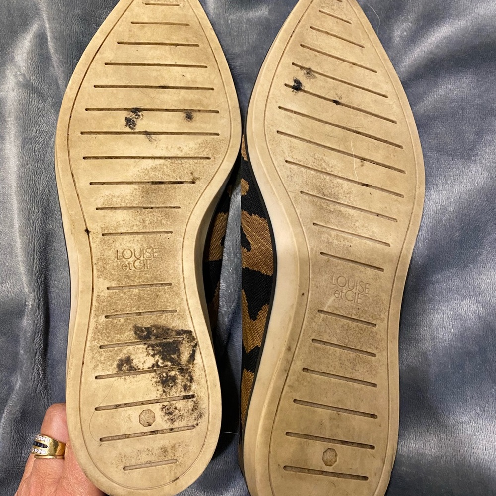 Louise et Cie Black and Brown Leopard Flats - Picture 5 of 6